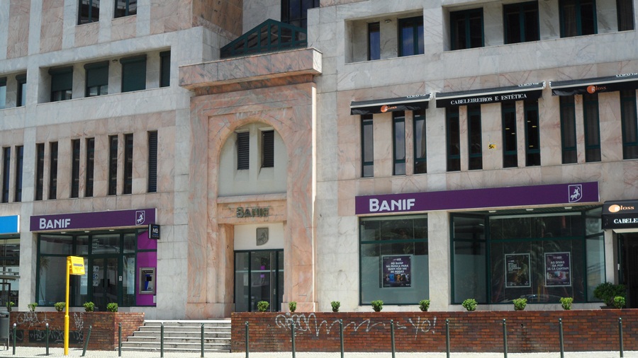 Agência Banco Banif nas Amoreiras em Lisboa