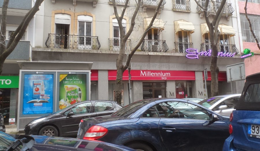 Agência banco Millennium BCP Campo de Ourique em Lisboa