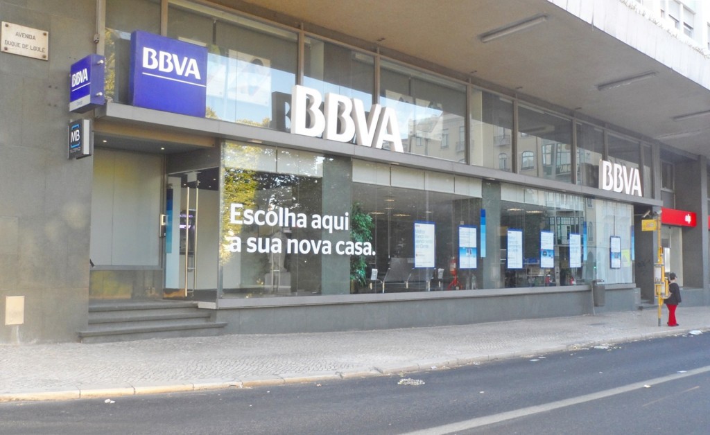 Agência banco BBVA Portugal