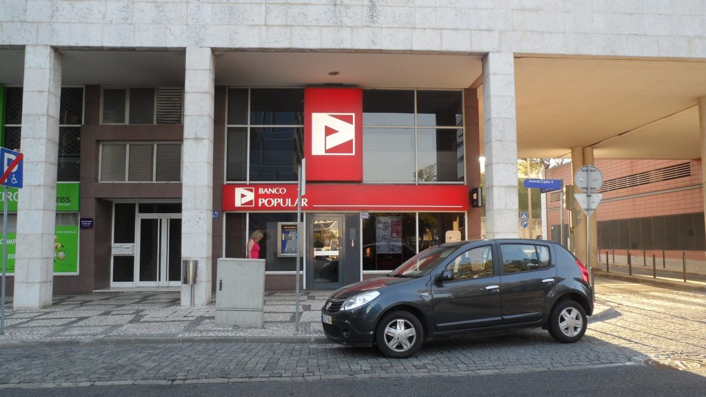 Agência banco Popular em Portugal