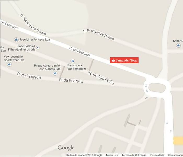 Agência banco Santander Totta Azurém em Guimarães