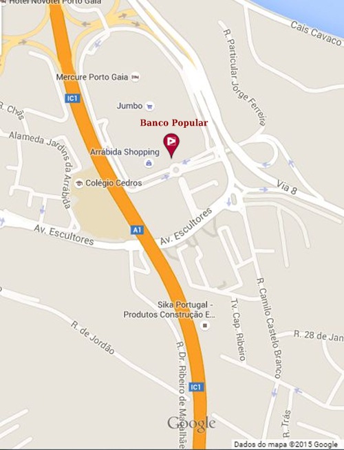 Banco Popular no Arrábida Shopping em Gaia
