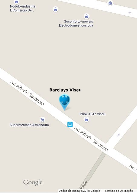 Balcão do Barclays em Viseu Portugal