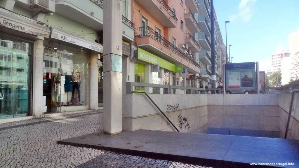 Balcão Novo Banco na Av. de Roma 49 em Lisboa