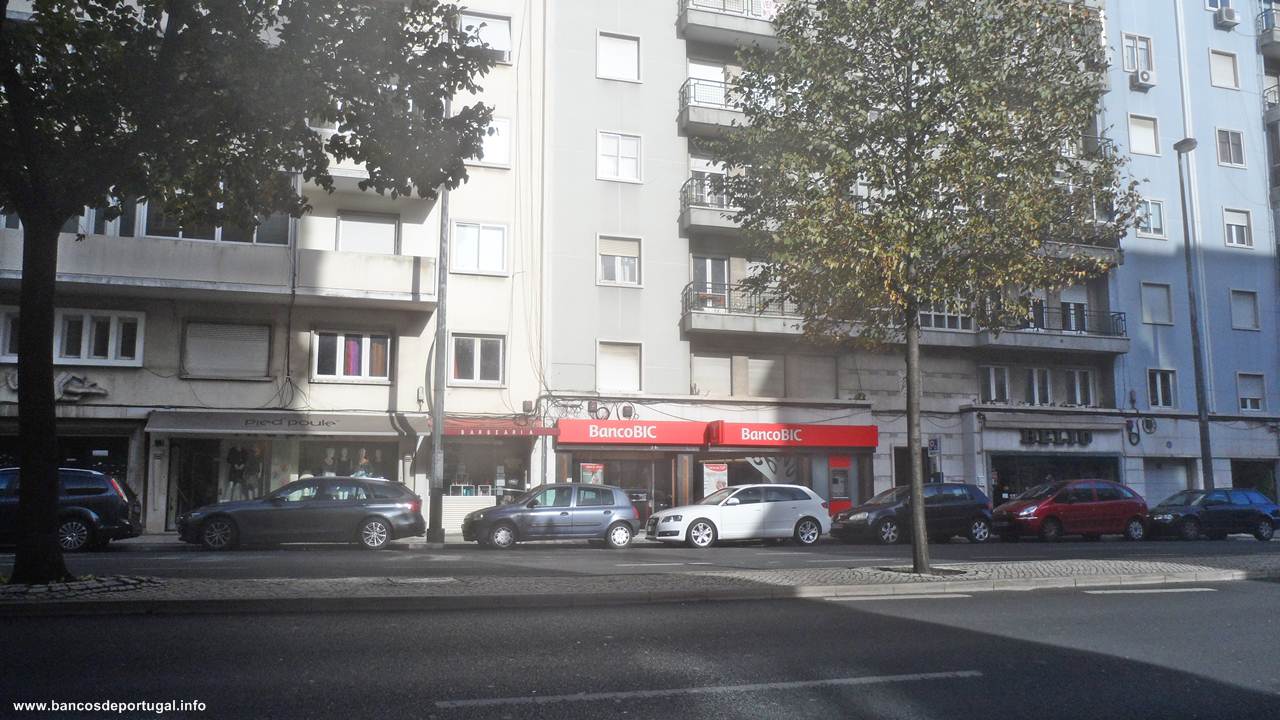 Balcão do Banco BIC na Av. de Roma 36C Lisboa
