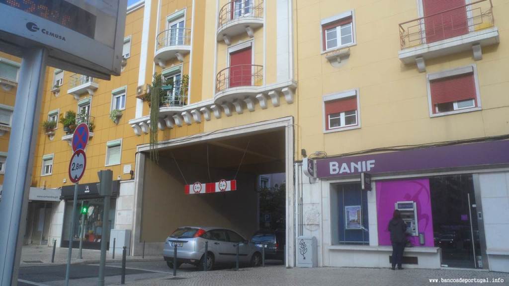 Balcão do Banco Banif na Av. de Roma 20D Lisboa
