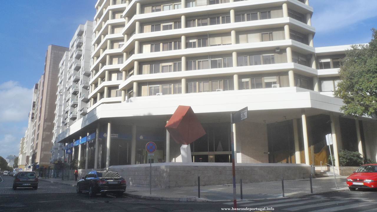 Agência da CGD em Entrecampos na cidade de Lisboa