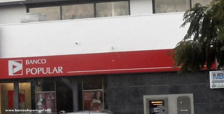 Agência do Banco Popular nas Telheiras em Lisboa