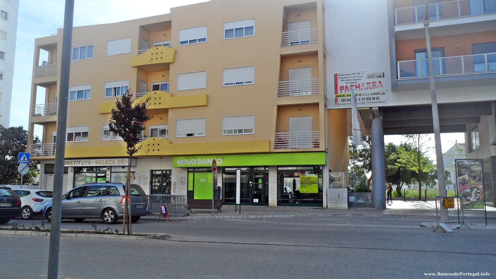 Novo Banco na Avenida da Liberdade em São Brás de Alportel no Algarve
