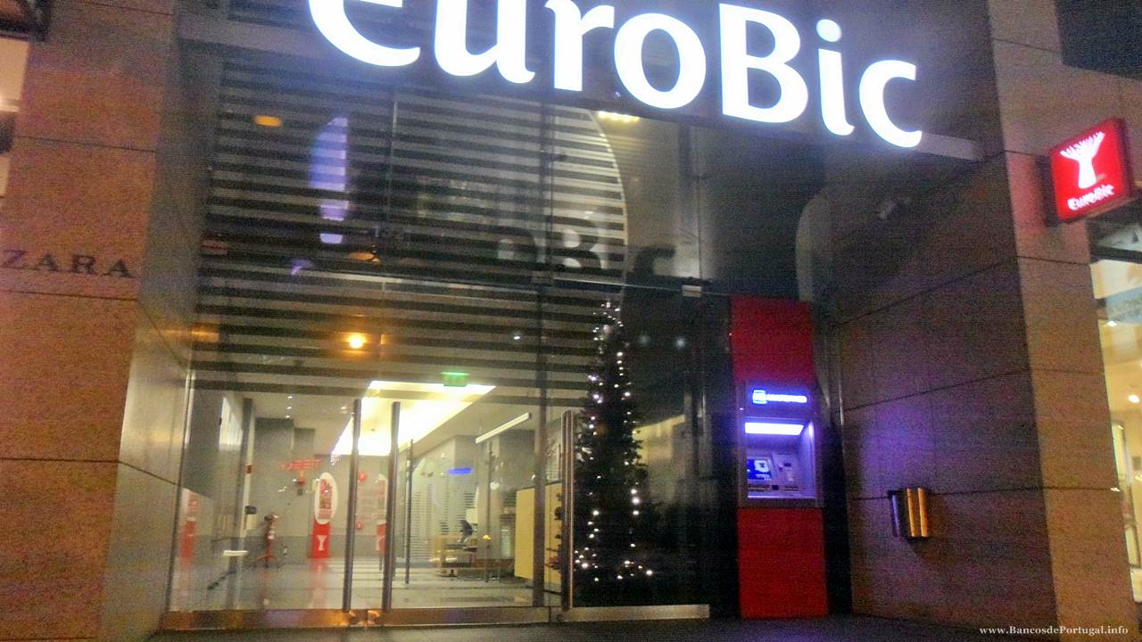 Agência do Banco EuroBic na Av. António Augusto Aguiar em Lisboa