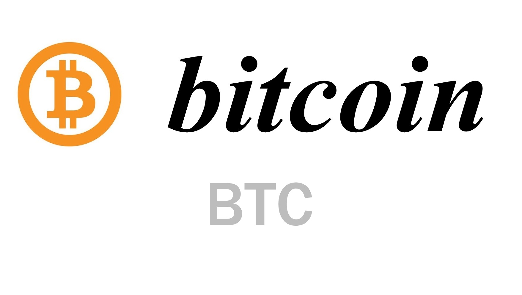 Logo da moeda virtual Bitcoin