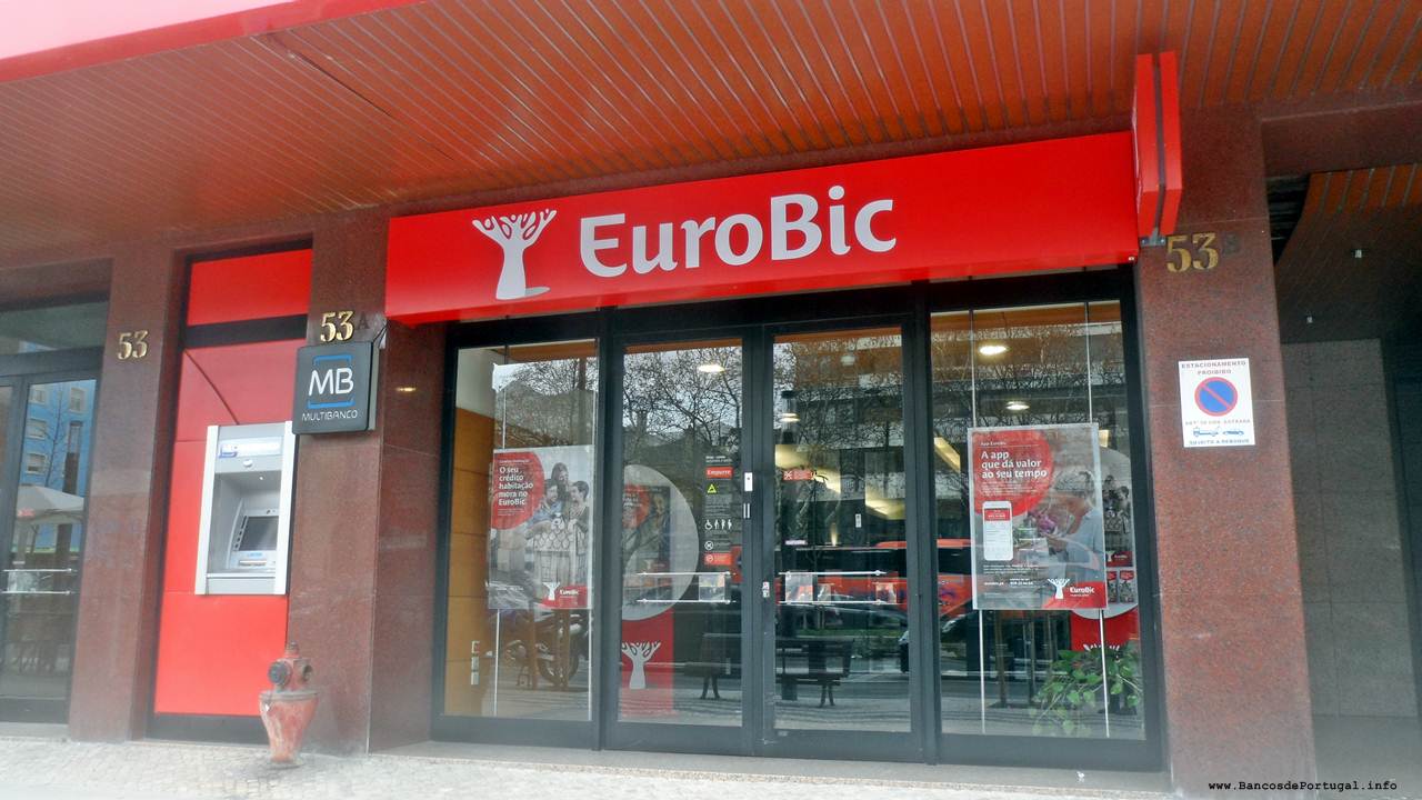 Uma das Agências do Banco EuroBic na cidade de Lisboa em Portugal