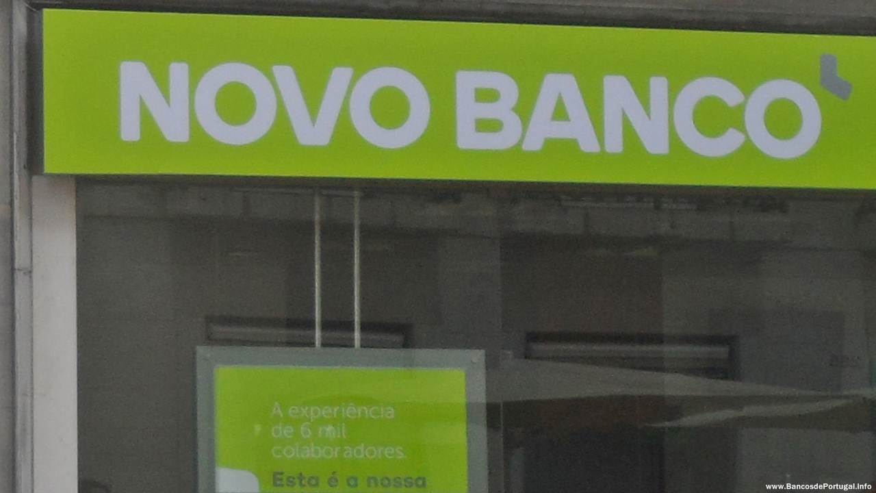 Indicação do Novo Banco numa agência de Vila Real de Trás-os-Montes