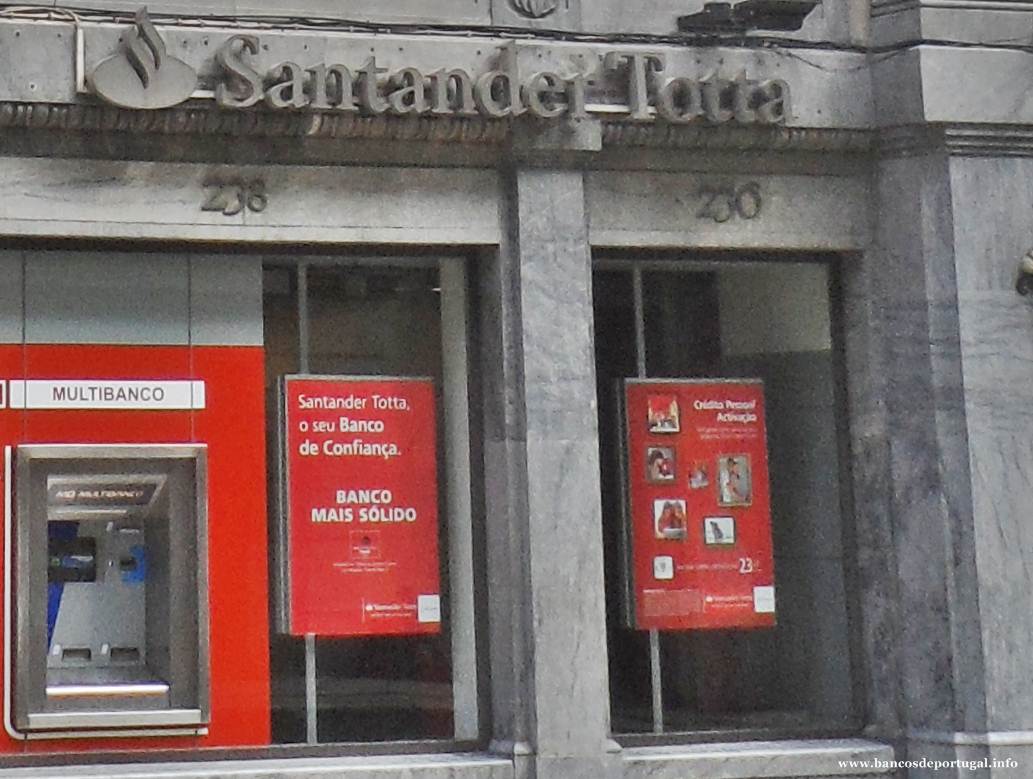 Balcão do Santander Totta em Viana do Castelo