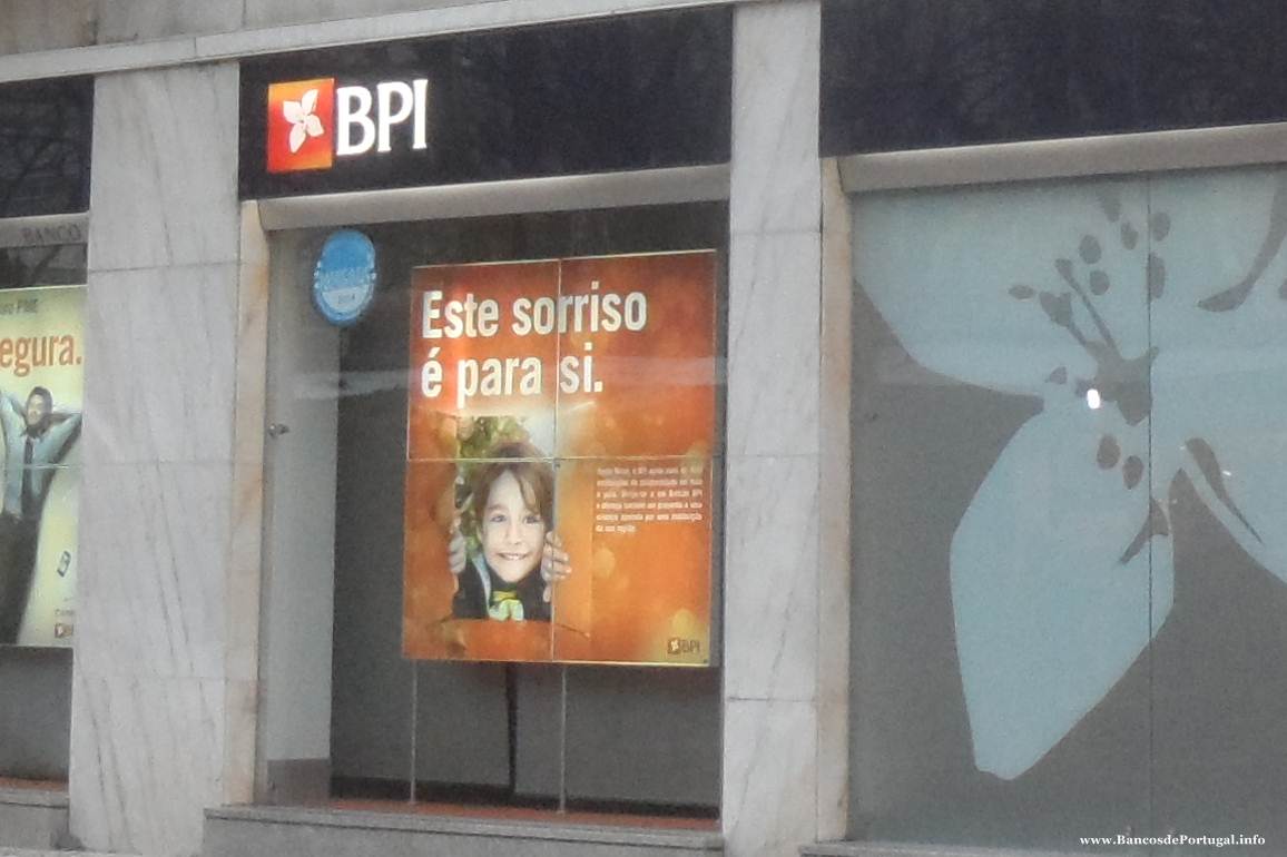 Balcão do Banco BPI em Barcelos
