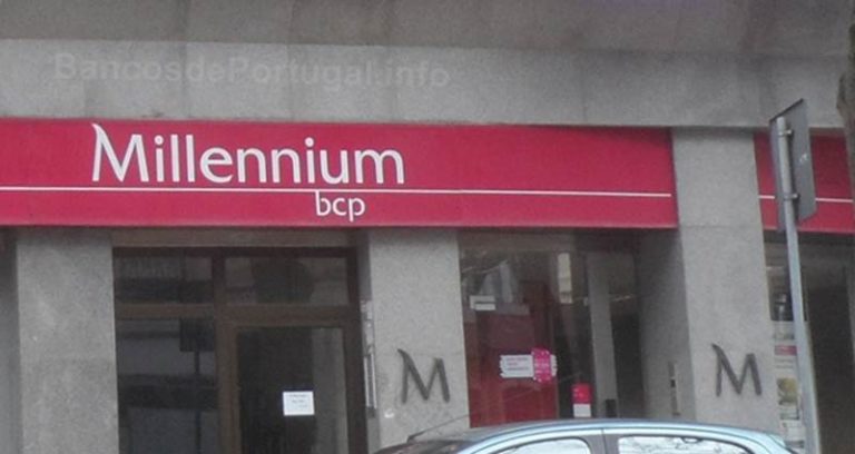 Fachada do Millennium BCP em Ílhavo