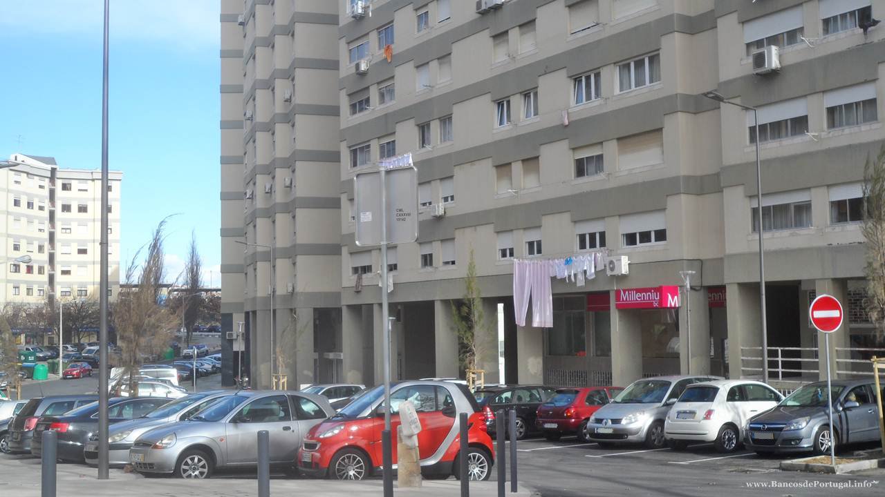 Banco Bcp na Rua Actriz Palmira Bastos em Marvila na cidade de Lisboa
