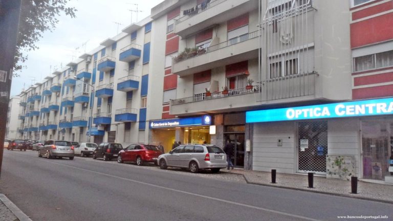 Balcão do Banco CGD em Pinhal Novo no concelho de Palmela