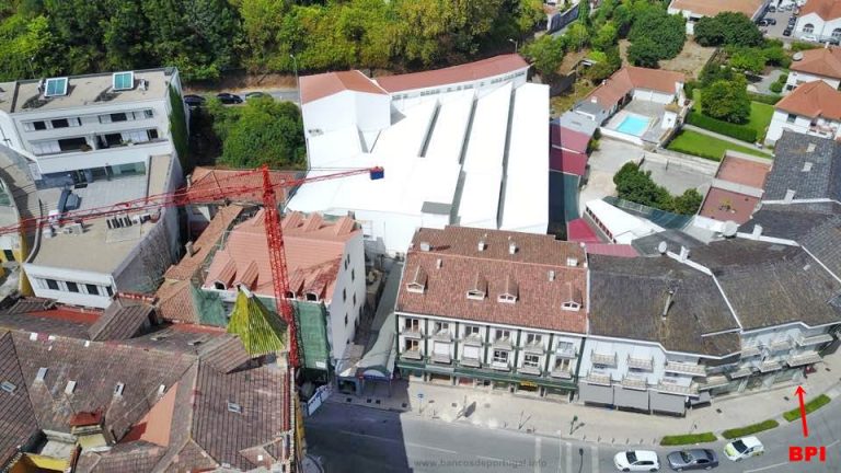 Agência do banco BPI Leiria Mercado