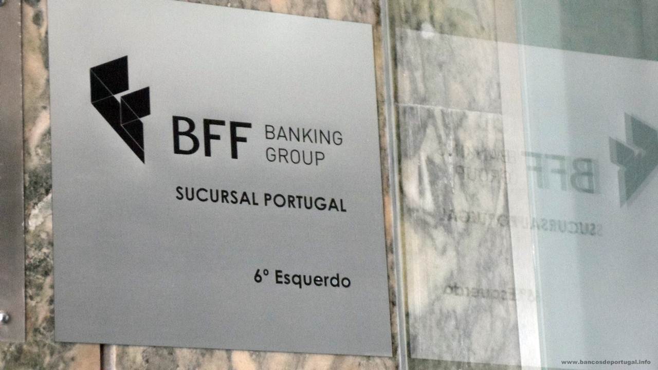 Placa do BFF Banking Group (Sucursal em Portugal)