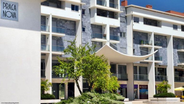 Edifício Praça Nova onde está ABANCA em Leiria