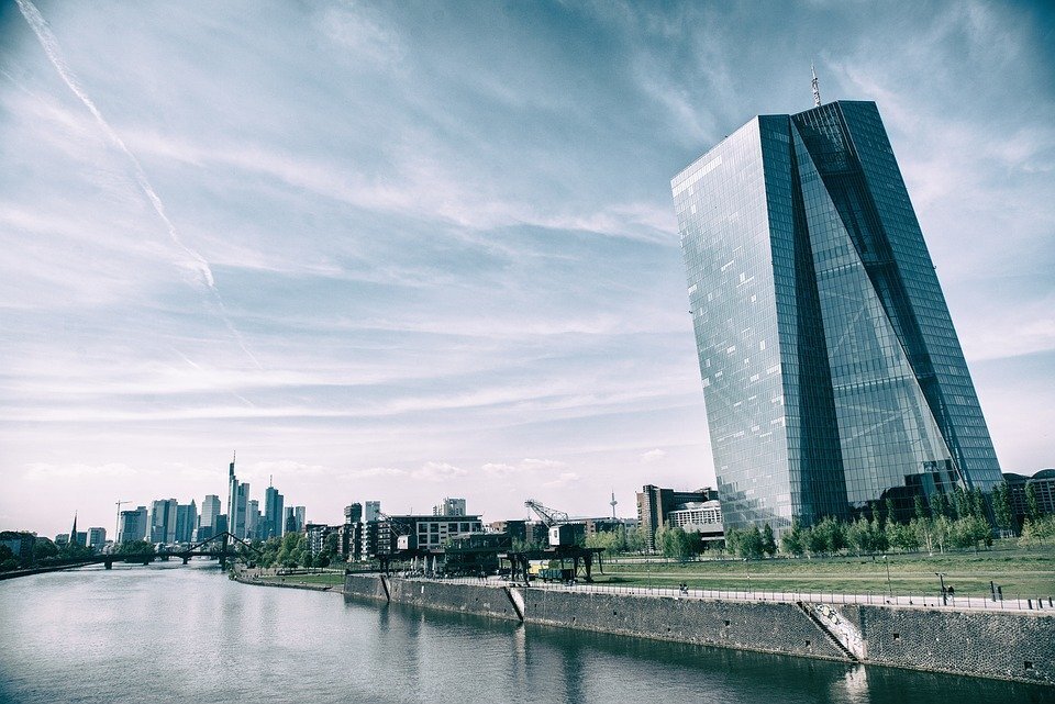 Sede do Banco Central Europeu em Frankfurt