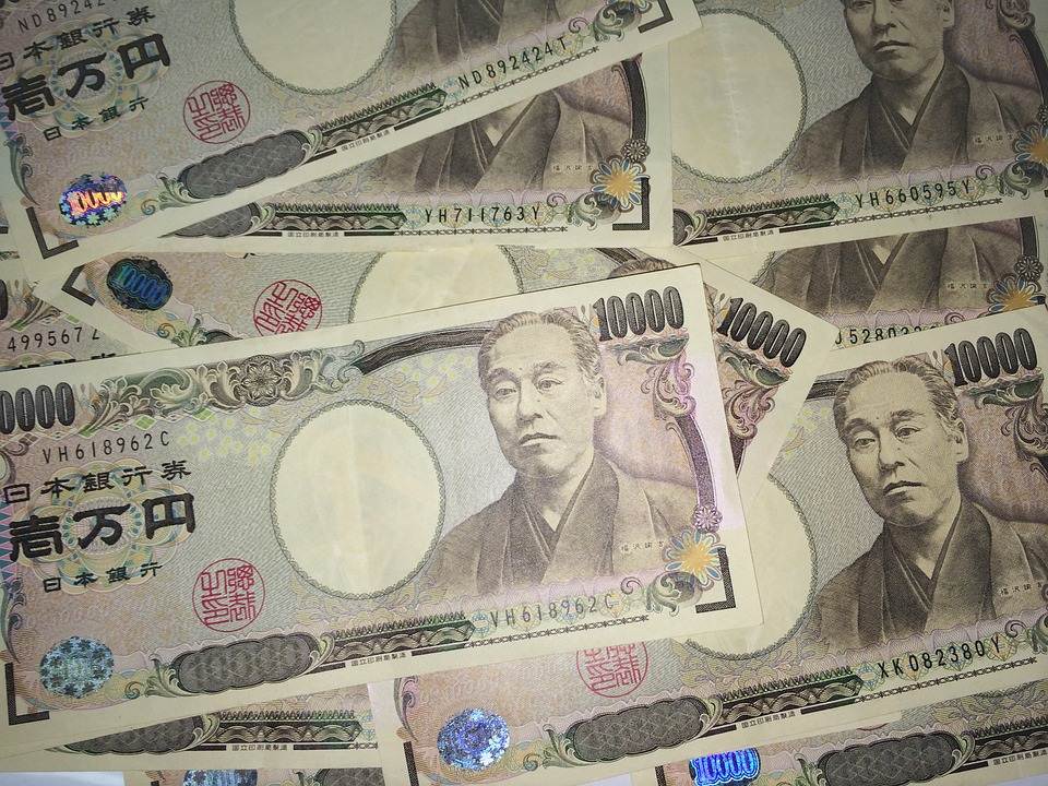 Notas de Iene, moeda do Japão