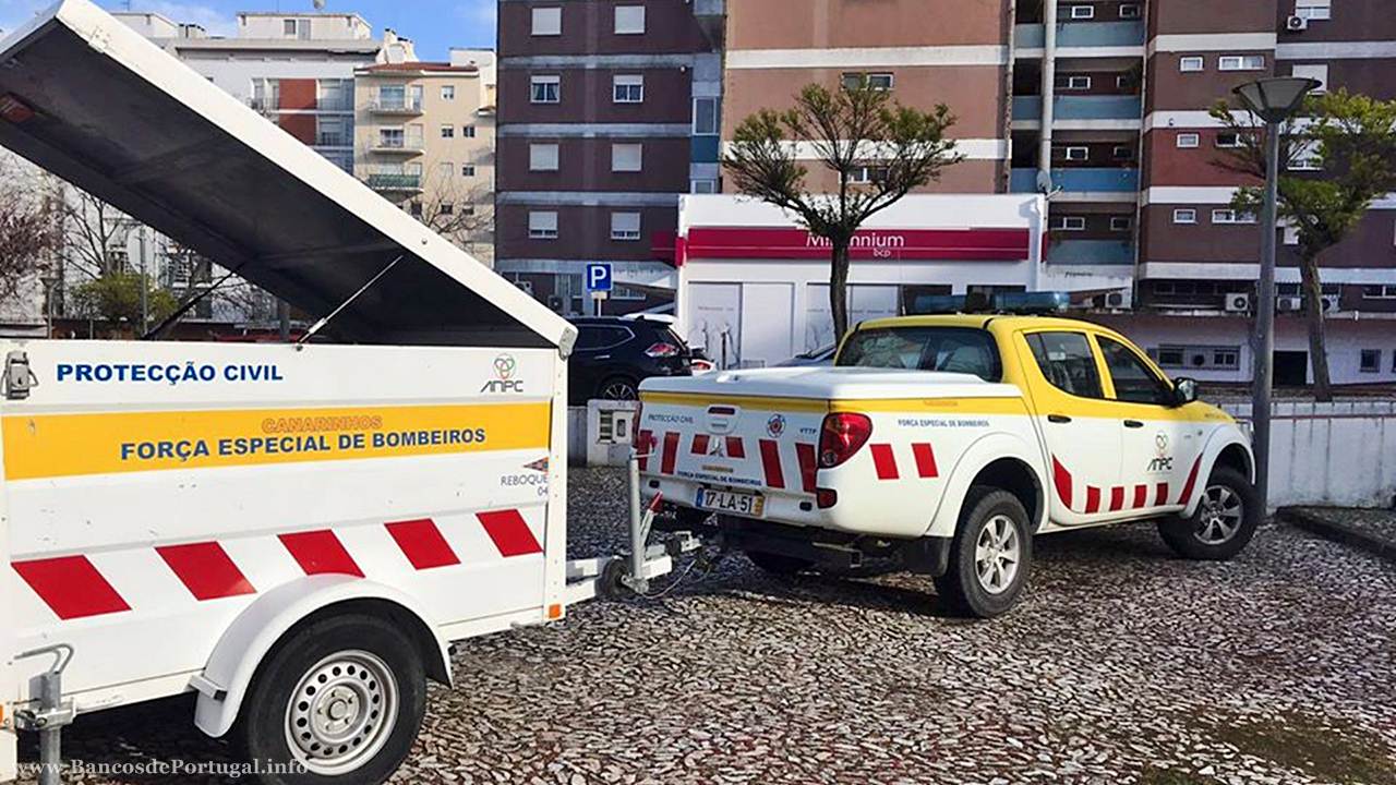 Banco Millennium Bcp na Praceta dos Descobrimentos em Elvas no Alentejo